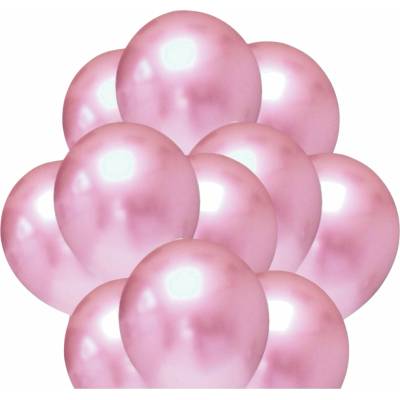 balonky.cz Chromové balónky světle růžové 30 cm
