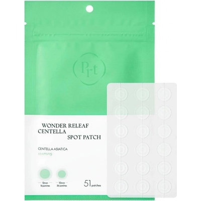 Purito Seoul neviditelné hojivé náplasti na akné Wonder Releaf Centella Spot Patch 51 ks