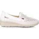 Jimix perleťové mokasíny DS13035-2WH