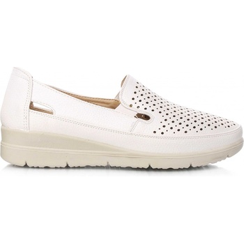 Jimix perleťové mokasíny DS13035-2WH