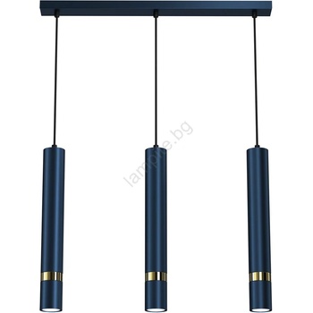 Brilagi - Пендел POKER 3xGU10/25W/230V син (BG1920)