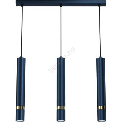 Brilagi - Пендел POKER 3xGU10/25W/230V син (BG1920)