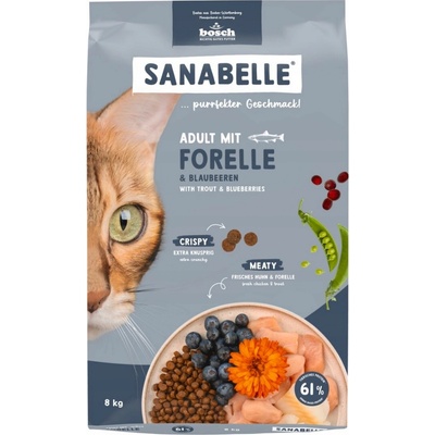 SANABELLE Adult Pstruh pro dospělé kočky 8 kg