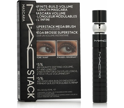 MAC Cosmetics Objemová řasenka MacStack Elevated Mascara Black Stack 12 ml