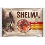 Shelma Cat Консерва 4 вида месо в сос 4 x 85 г