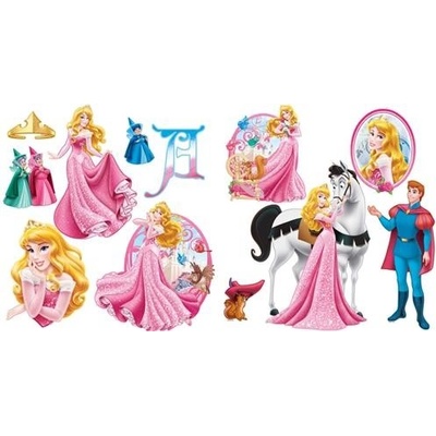 IMPOL TRADE Samolepky na zeď Princezna KSDC085WD rozměr 30 x 40 cm
