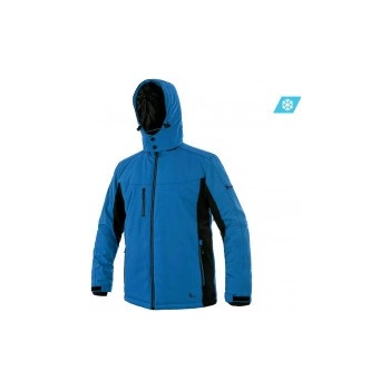 Canis CXS VEGAS PÁNSKA ZATEPLENÁ SOFTSHELLOVÁ BUNDA MODRÁ