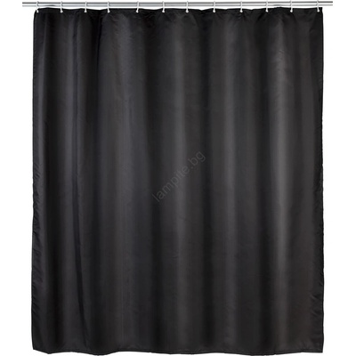 WENKO 20043100 - Завеса за душ 180x200 см, черна (WE0382)