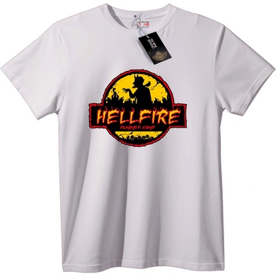NOONEBRAND Тениска на летен лагер Hellfire - L, White