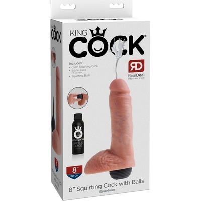 King Cock Squirting Cock 6 stříkací dildo 15 cm