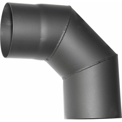 SLOVAKIA TREND Koleno dymové 90° 120/1,5 mm čierne VAPK 221819