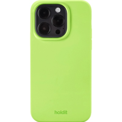Holdit Калъф Holdit - Seethru, iPhone 14 Pro, Acid Green (7330985157561)