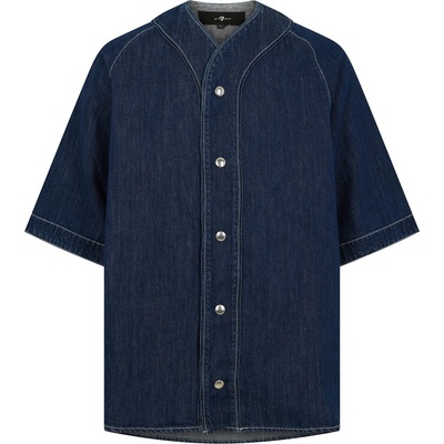 7 For All Mankind Бейзболна фланелка 7 For All Mankind 7FAM Baseball Shirt Sn62 - Nocturnal