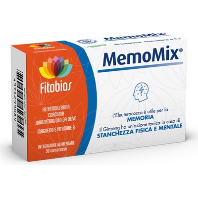 Fitobios MemoMix - Памет, концентрация и умствена яснота, 30 таблетки (299084 FITO)