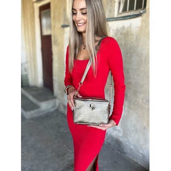 Laura Biaggi Ekokožená crossbody DX-JS-22-1-dark gold