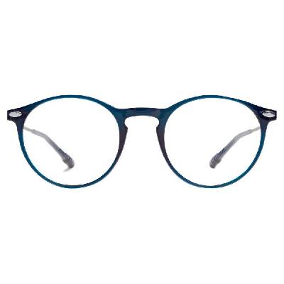 Cruz blue light blocking reading glasses - Clear (Navy)