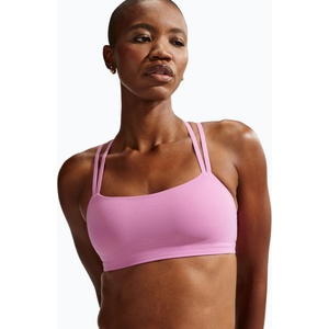 Nike Спортен сутиен Nike Zenvy Strappy Light-Support light magenta/white