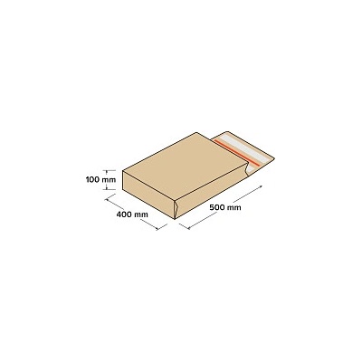 Papierové obálky L – 400x500x100mm, 25 ks