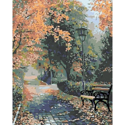 zuty Park v listopadu 40 x 50 cm vypnuté plátno na rám 8596530009696