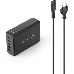 Hama Зарядна станция 140 W, GaN, Fast Charger, 3 x USB-C, 2 x USB-A, PD (HAMA-201978) - stokatastoki