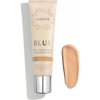 Lumene Nordic Makeup Blur dlouhotrvající make-up SPF 15 4 Warm Honey 30 ml