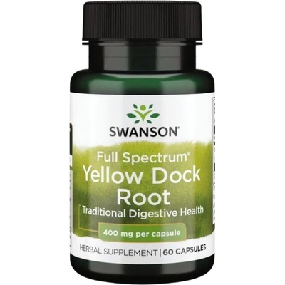 Swanson Full Spectrum Yellow Dock Root 400 mg [60 капсули]