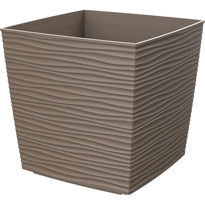 Gardino Květináč FINESA 25 x 25 x 23 cm mocca