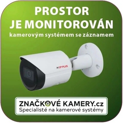 CP-PR-165 Samolepka "Prostor monitorován" (Samolepka "Prostor monitorován")