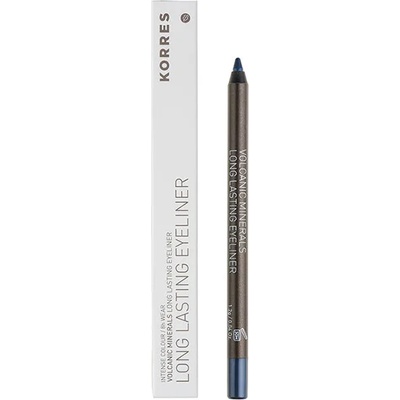 KORRES Цветен молив за очи за наситен и дълготраен ефект син , Korres Volcanic Minerals Long Lasting 08 Blue