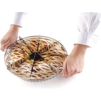 Hendi 512555 Cukrárska šablóna na krájanie tort 8 porcií 270 mm