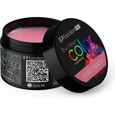 Excellent Pro stavební gel s tekutou pamětí na nehty Pastel Sweet Peach 15 g