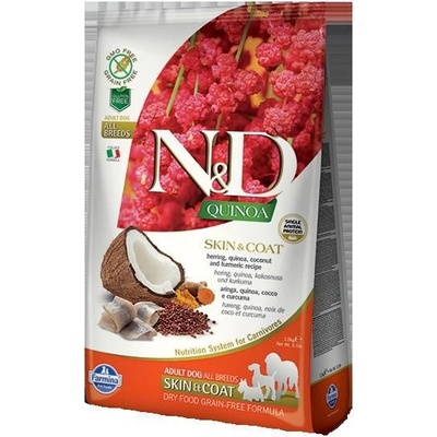 N & D GF Quinoa Dog Skin & Coat Herring & Coconut 0,8 kg