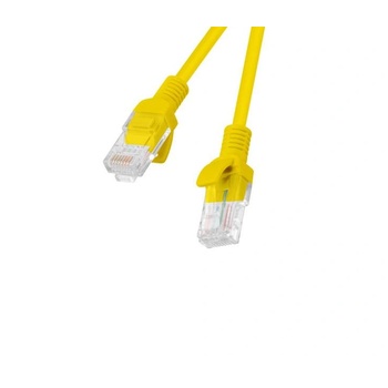 Lanberg UTP кабел, Lanberg 42783, cat 5e, 2xRJ45 щепсел, дължина 30m, AWG 26, 100 MHz, за мрежова връзка, ethernet, жълт (PCU5-10CC-3000-Y) (PCU5-10CC-3000-Y)