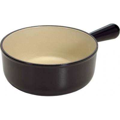 Le Creuset 20007220002460 Rendlík fondue Fondue Caquelon Tradition Collection 22 cm černý
