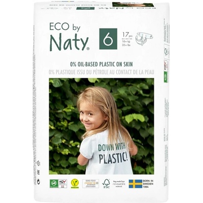 Eco by Naty Nature Babycare 6 Junior 16+kg 17 ks