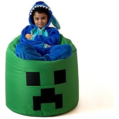 Sako taštička Minecraft zelená XXL 110 x 90 cm