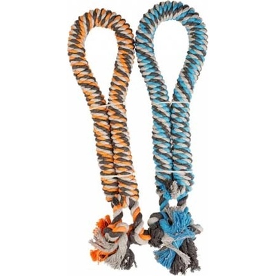 Duvo+ Twisted cotton rope with knots 4,4 cm/120 cm