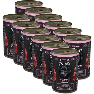 Fitmin Консерва Fitmin For Life PUPPY Говеждо 12 x 400 г