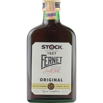 Fernet Stock 38% 0,2 l (čistá fľaša)
