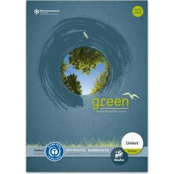 Format Werk Ursus Green blok poznámkový A4 linajkový 50 listov