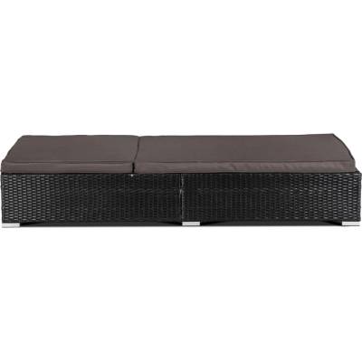 Mebel Elite Zahradní lehátko Largo Černý ME.LARGO/CZ/RT/OGR/LEZ