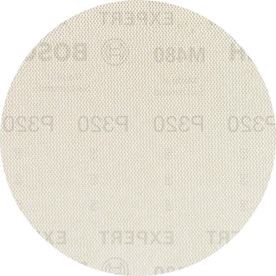 Bosch Brúsny papier EXPERT M480 pre excentrické brúsky, 125 mm, zrnitosť 320, 5 ks 2608900678