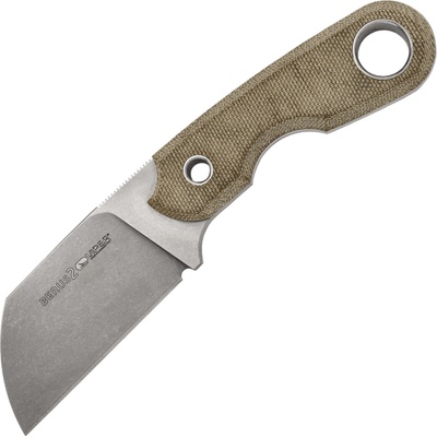 Viper BERUS2 Sheepfoot Stonewash M390, Green Canvas Micarta, Kydex VT4014CG