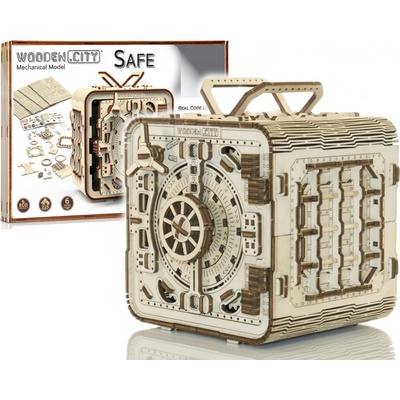 Wooden City 3D puzzle Bezpečnostní trezor 225 ks