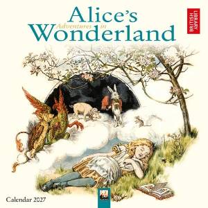 British Library: Alice's Adventures in Wonderland Mini Wall Calendar 2027 (ISBN: 9781806941452)