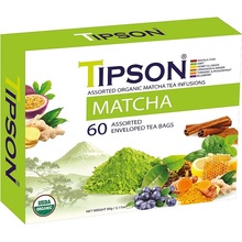 Tipson BIO MATCHA čaje Dárková čajová kazeta Matcha tea Assorted 60 ks