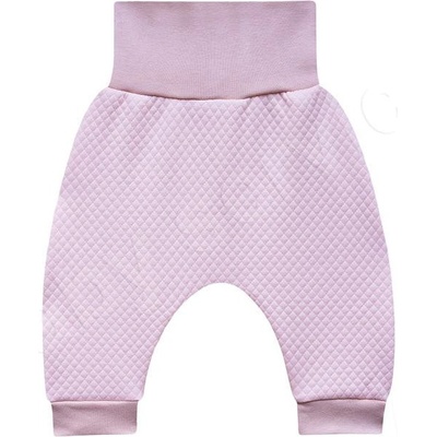 Baby Service Zimné prešívané nohavice z dutého vlákna buggy ružové