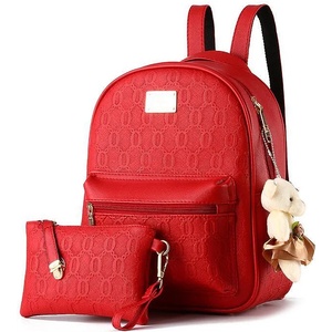 CHARON Дамска Раница Charon Serenity, Различни цветове, Червена (HA071-RED)