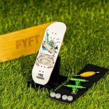 Finga Fingerboards Komplet začiatočník Design Skater zelené trucky