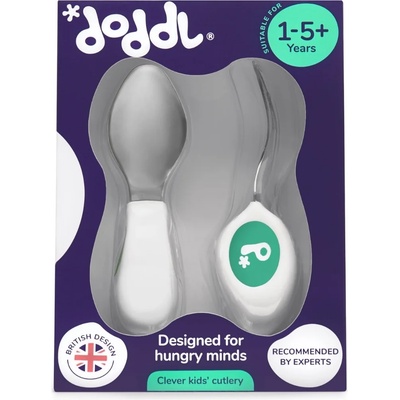 Doddl Иновативен сет прибори за хранене Doddl - 2 части, морско синьо (D1010)